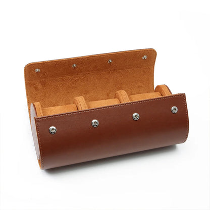 トリプル時計レザーケース